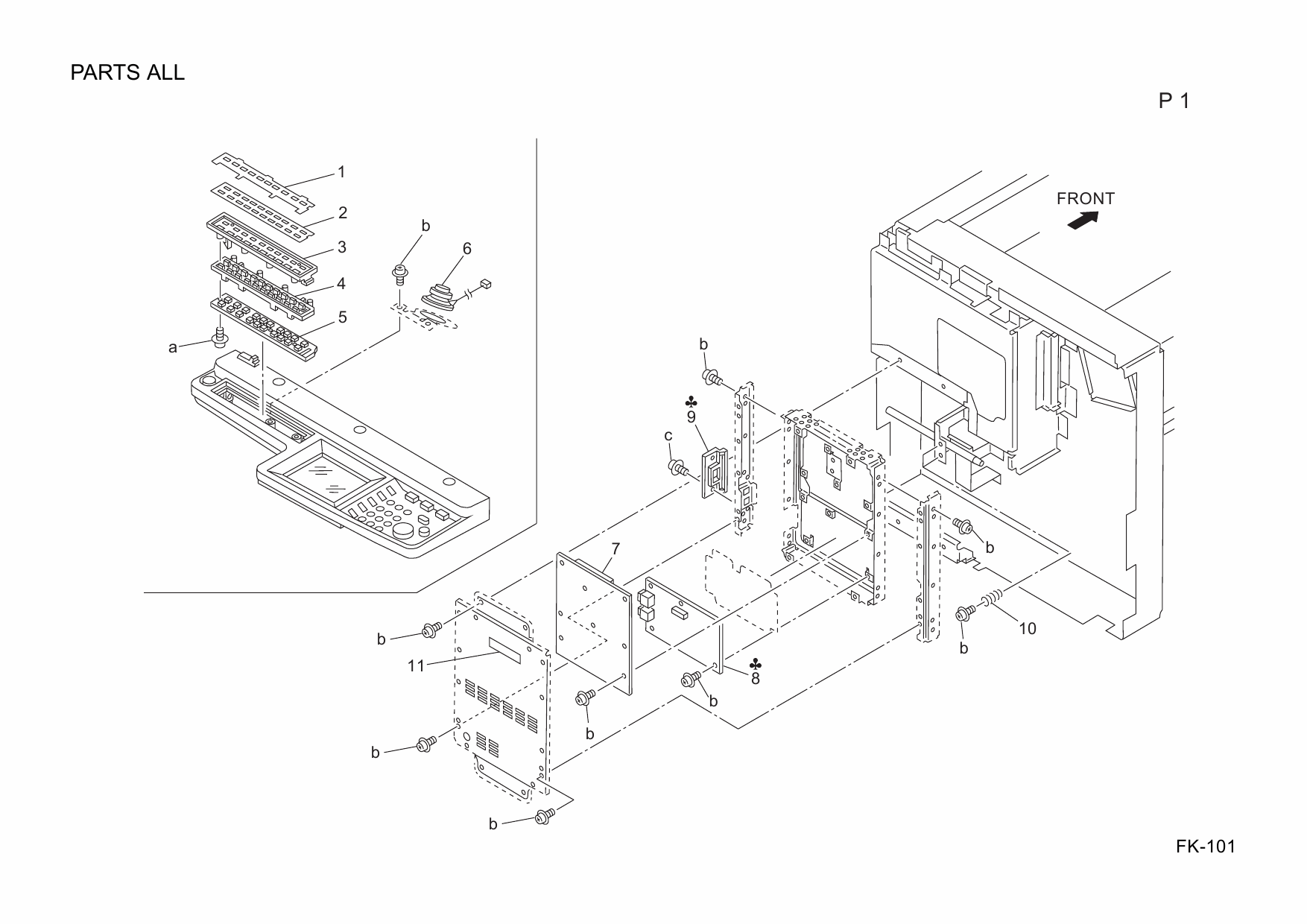 Konica-Minolta Options FK-101 Parts Manual-5
